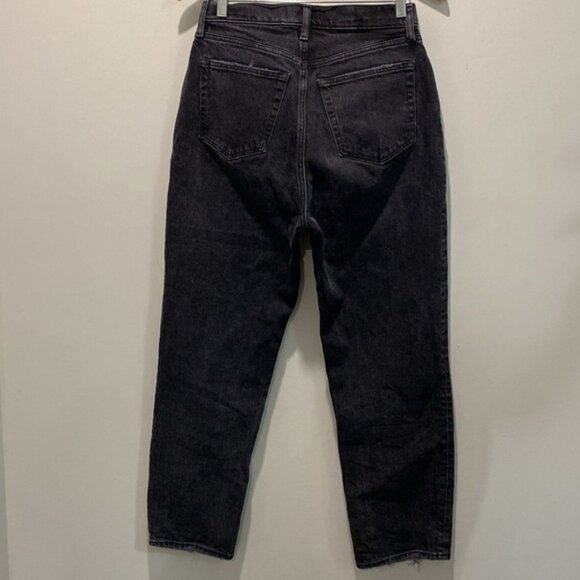 Abercrombie Dad Jean in black with criss crossed waist Size 28 - Picture 4 of 11